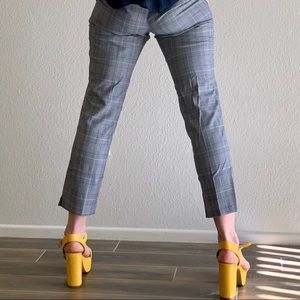 plaid trousers